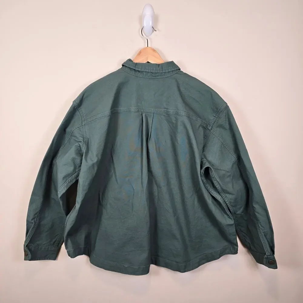 Carhartt Rugged Flex Loose Fit Heavyweight Duck Overshirt Women Size XL (16-18)